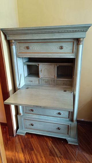Escritorio Secreter Vintage Madera Maciza