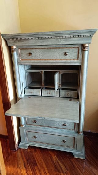 Escritorio Secreter Vintage Madera Maciza