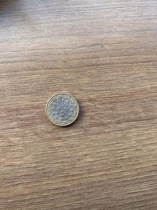 Moneda de 1 Euro de portugal 2010