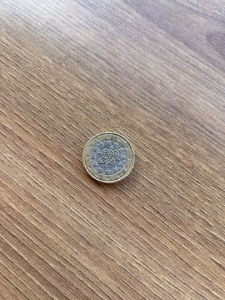 Moneda de 1 Euro de portugal 2010