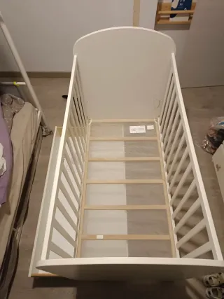 Cuna 0 a 3 años GONATT IKEA Blanca