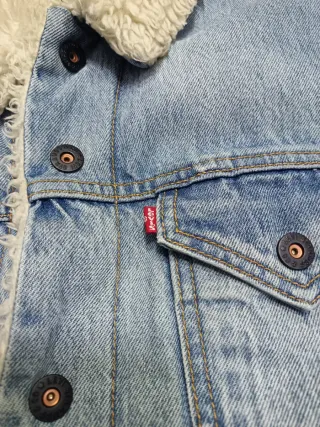 Cazadora Levi's borrego Skateboarding azul 00s