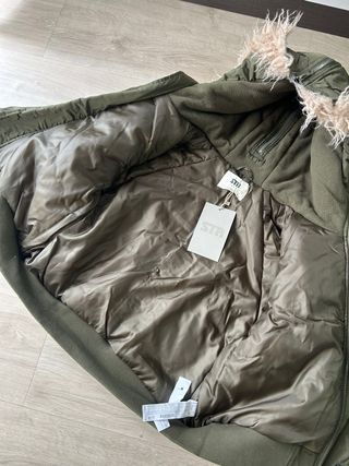 Cazadora verde mujer Stradivarius M