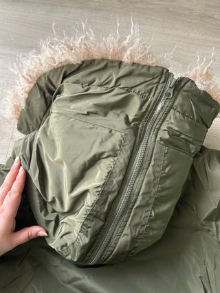 Cazadora verde mujer Stradivarius M