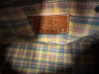 Borsa donna tela e pelle