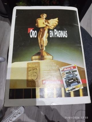 Lote 2 Álbumes Cromos Motor 16 Antiguos