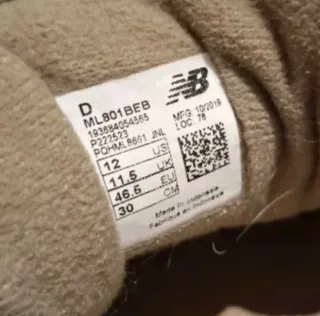 Zapatillas New Balance Verde Talla 46