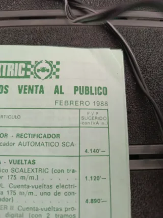 Scalextric Control Clásico