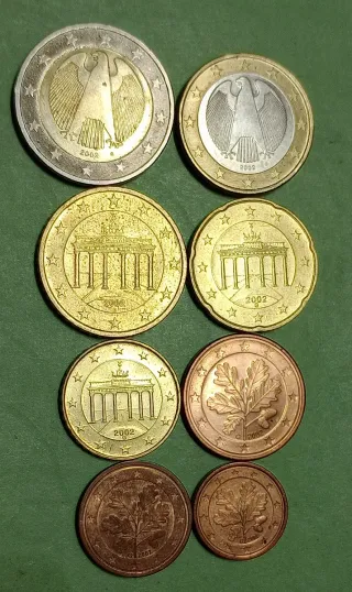 Serie completa euro Germania 2002