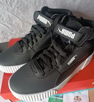 Botas Puma Mujer Negras y Blancas talla 39