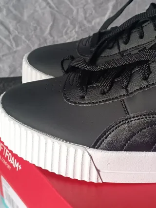 Botas Puma Mujer Negras y Blancas talla 39