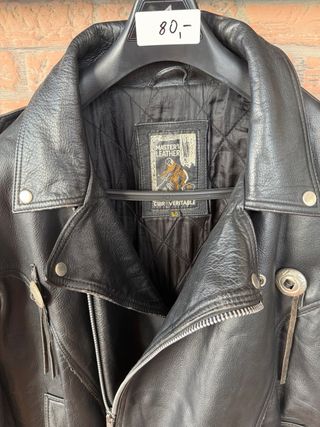 Chaqueta Cuero Master's Leather Negra