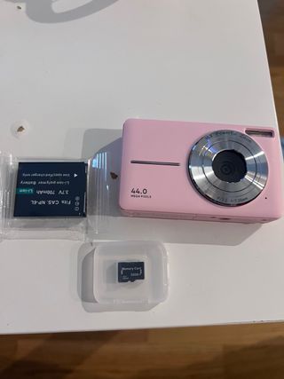 Cámara Digital 44MP Full HD Rosa