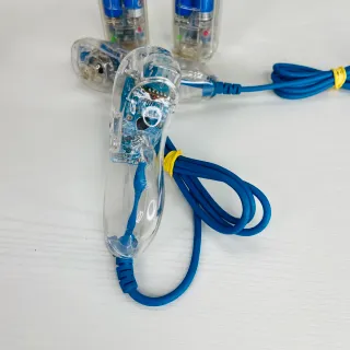 Coppia Controller nintendo Wii Afterglow +Nunchuck