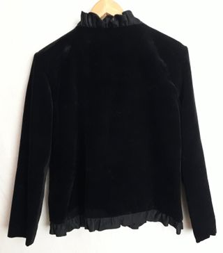 Chaqueta Terciopelo Vintage Negra