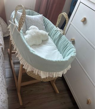 Moisés balancín para bebé con soporte