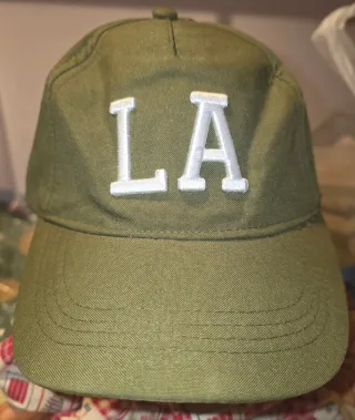 Berretto per bambini LA verde militare regolabile