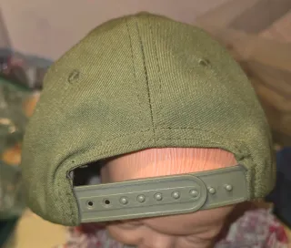 Berretto per bambini LA verde militare regolabile