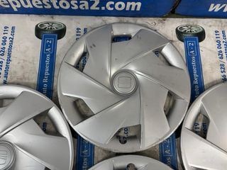 JUEGO TAPACUBOS SEAT IBIZA 2008 15 PULGADAS
