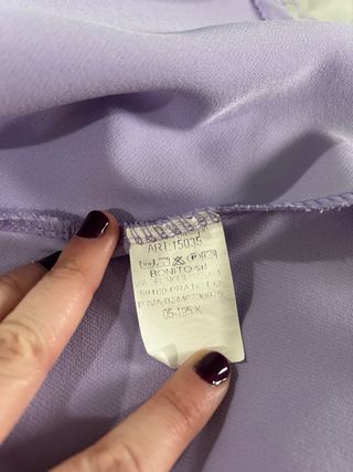 Blazer lilla taglia unica