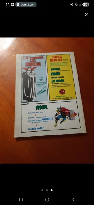 Cómic star wars vintage
