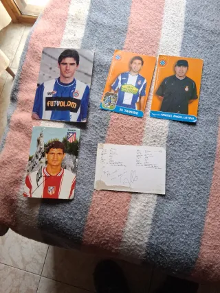 Postales de jugadores y ex jugadores del RCD Espan