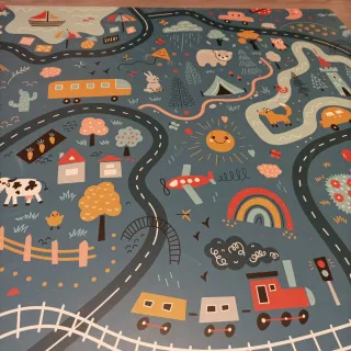 Alfombra infantil vinílica