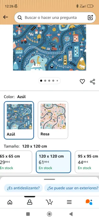 Alfombra infantil vinílica