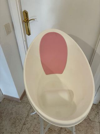 Bañera bebé Shnuggle con soporte