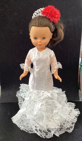 Nancy Vestido Flamenca Blanco