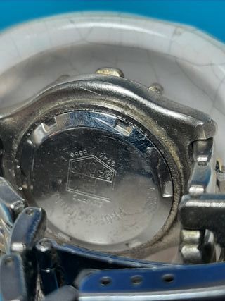 Reloj Sport Profesional Plata y Blanco