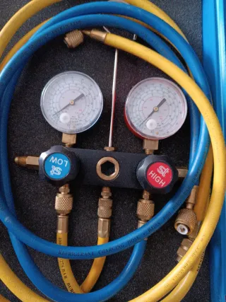 Kit Carga A/A Doble Manómetro