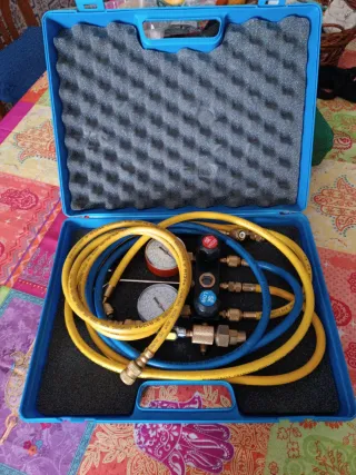 Kit Carga A/A Doble Manómetro