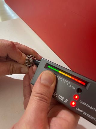 Anillo Oro Victoriano Diamantes S.XIX