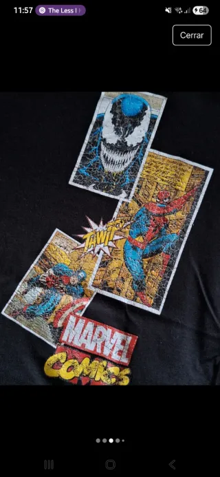 Camiseta Marvel H&M Vintage Talla S