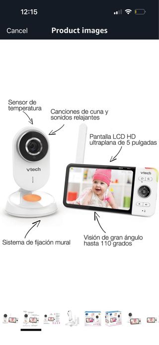 Vigilabebés/Camara de Vigilancia bebe - Vtech