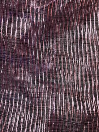 Tenda a tre veli sfumature viola, lilla e grigio