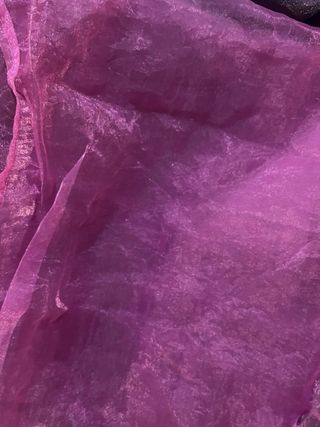 Tenda a tre veli sfumature viola, lilla e grigio