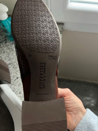 Botines Hispanitas Piel Marrón Talla 39