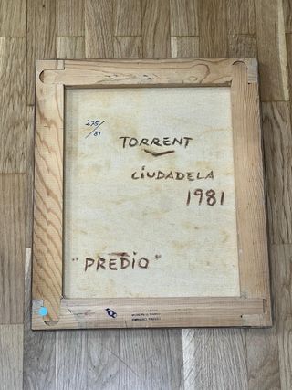 Cuadro Pintura Paisaje TORRENT 1981