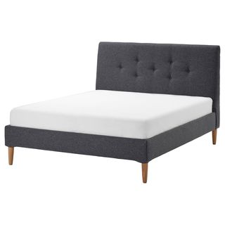 Estructura de cama tapizada IKEA IDANÄS, Gris