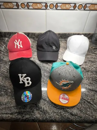 Lote 5 Gorras New Era NY Yankees