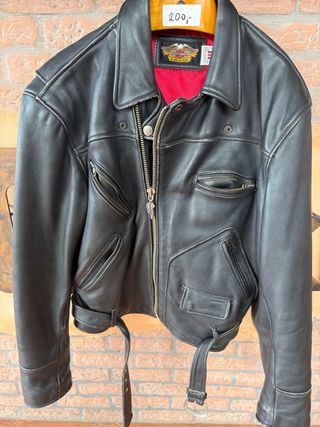 Chaqueta Cuero Harley-Davidson Negra