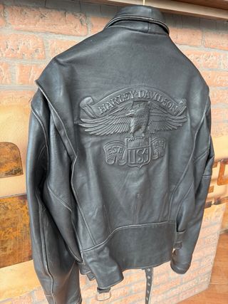 Chaqueta Cuero Harley-Davidson Negra