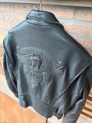 Chaqueta Cuero Harley-Davidson Negra