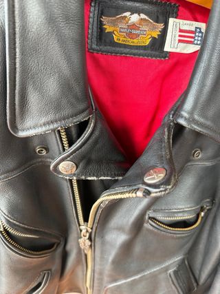 Chaqueta Cuero Harley-Davidson Negra
