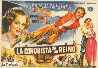 Folleto de cine La Conquista de un Reino