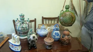 Lote Decoración Cerámica Antigua