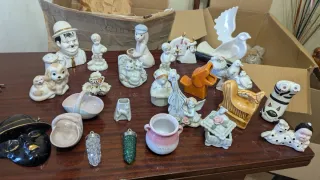 Lote Decoración Cerámica Antigua