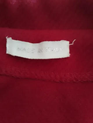 Chaleco largo o vestido burdeos talla L